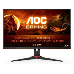   60cm/23,8" (1920x1080) AOC Gaming 24G2SPAE/BK G2 Series 1ms 165 Hz 2x HDMI VGA DP LS Black Red