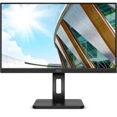   61cm/24" (1920x1080) AOC 24P2Q 16:9 4ms HDMI DVI VGA DisplayPort VESA Pivot Speaker Full HD Black