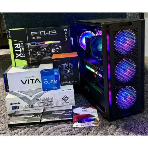 Prémium Gamer PC 998 | Intel i7-12700KF | RTX 3080 | 32GB RAM | 1TB SSD | Z alaplap