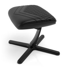   Gamer szék kiegészítő noblechairs lábtartó Footrest2, valódi bőr fekete