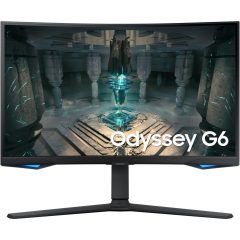   68,6cm/27'' (2560x1440) Samsung Odyssey G6 S27BG650EU 16:9 1ms 2xHDMI DisplayPort VESA Pivot Speaker QHD 240Hz Curved Gaming Black