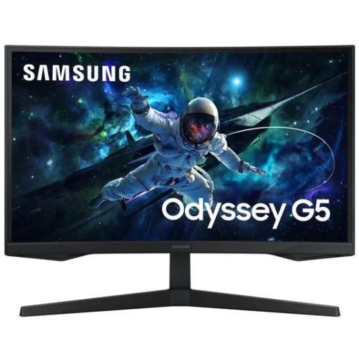 68,6cm/27" (2560x1440) Samsung Odyssey G5 S27CG552EU 16:9 QHD Curved 1ms 165Hz HDR10 HDMI DP Black