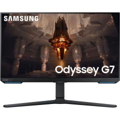  70cm/28'' (3840x2160) Samsung Odyssey G7 S28BG700EP 16:9 1ms IPS 2xHDMI DisplayPort VESA Pivot UHD 144Hz Gaming Black