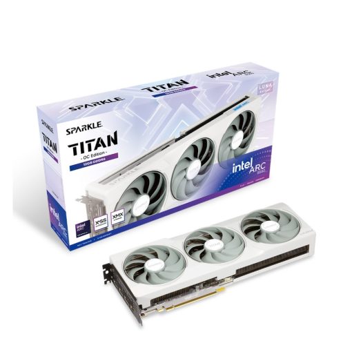 B580 12GB Sparkle Intel Arc Luna OC GDDR6 white 3 Fan