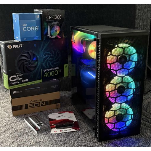 V050_2 | INTEL i5-12400F | 16GB RAM | RTX 4060Ti | DLSS3 | 1TB SSD