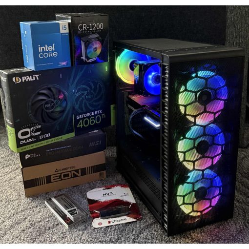 V051 | INTEL i5-14400F | 16GB RAM | RTX 4060Ti | DLSS3 | 1TB SSD