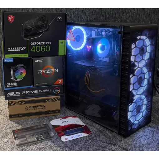 V052 | RYZEN 7 5700 | 16GB RAM | RTX 4060 - DLSS3! | 1TB SSD