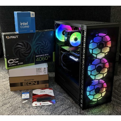 V061_2 | DDR5 | INTEL i5-14400F | RTX 4060Ti | DLSS3 | 16GB DDR5 RAM | 1TB SSD