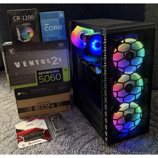 V070 | INTEL i5-12400F | 16GB RAM | RTX 5060 | DLSS4 | 1TB SSD