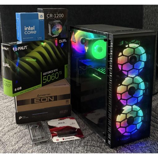 V071 | DDR4 | Intel i5-14400F | RTX 5060Ti | 16GB RAM | 1TB SSD